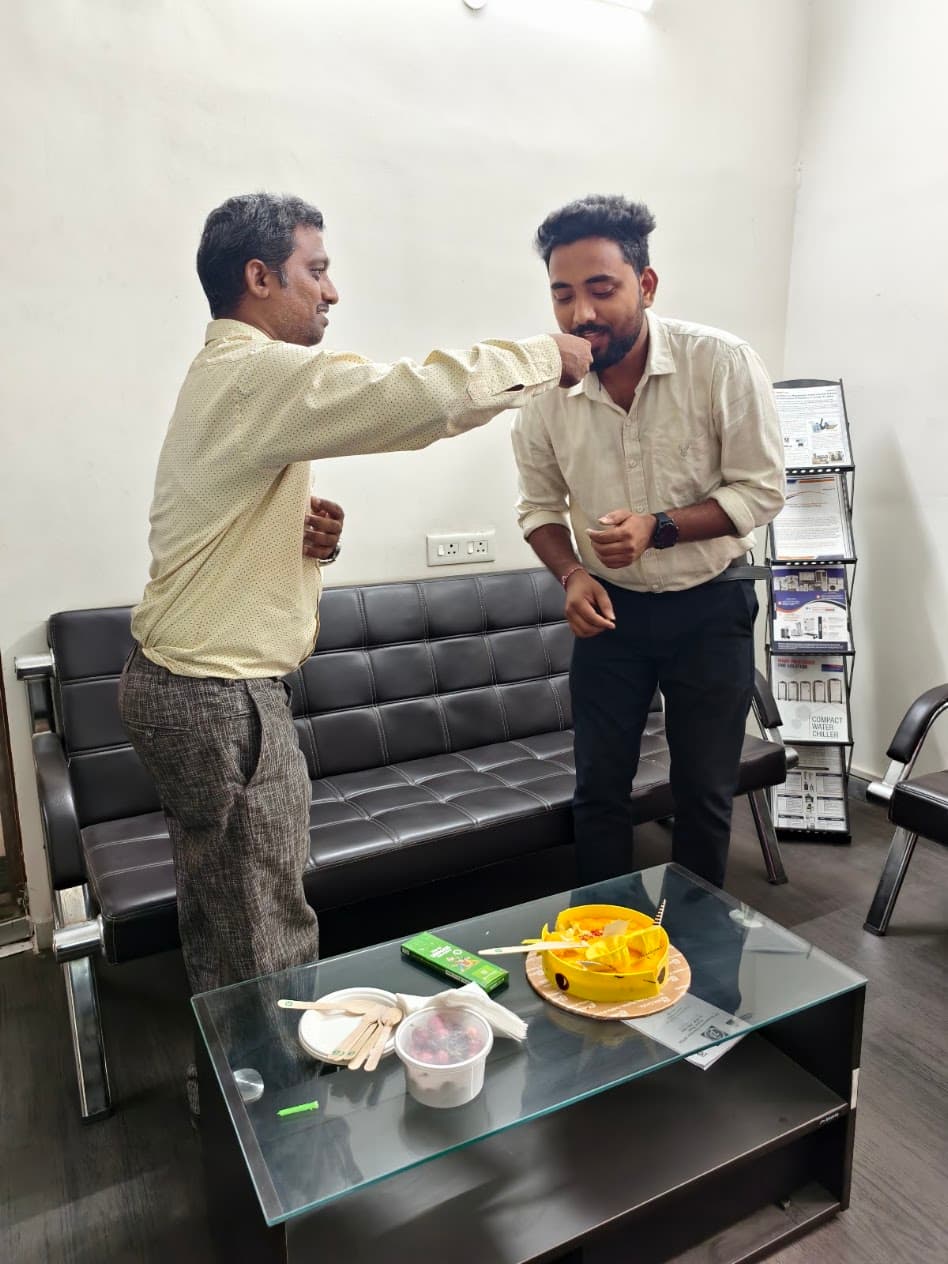 With Devarajan Sir