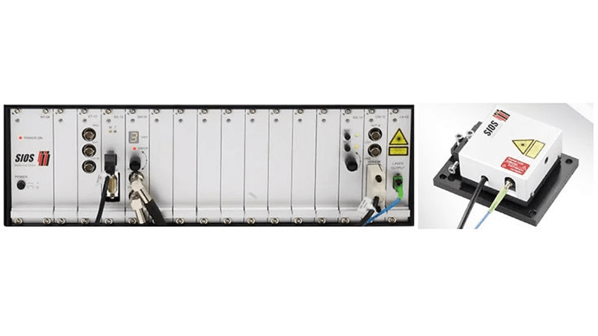 SIOS laser interferometer single-channel optical probe
