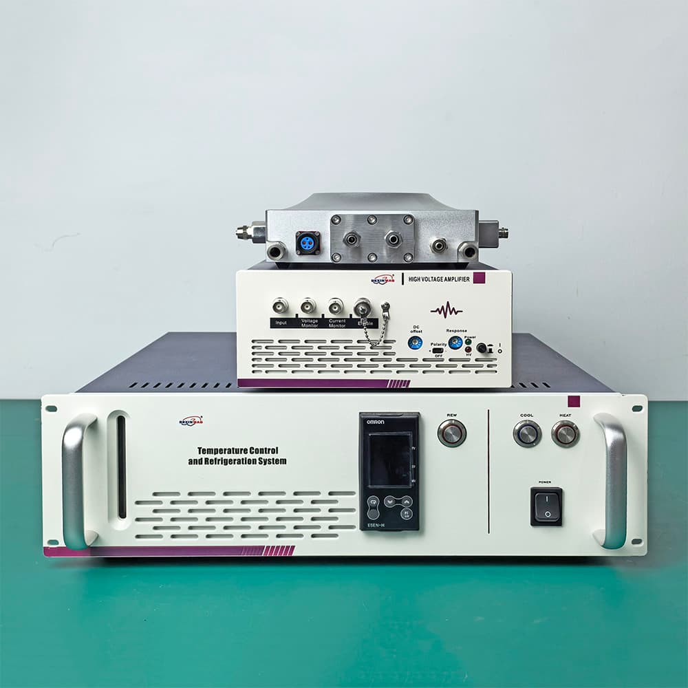 Laser vibrometer high and low temperature test fixture
